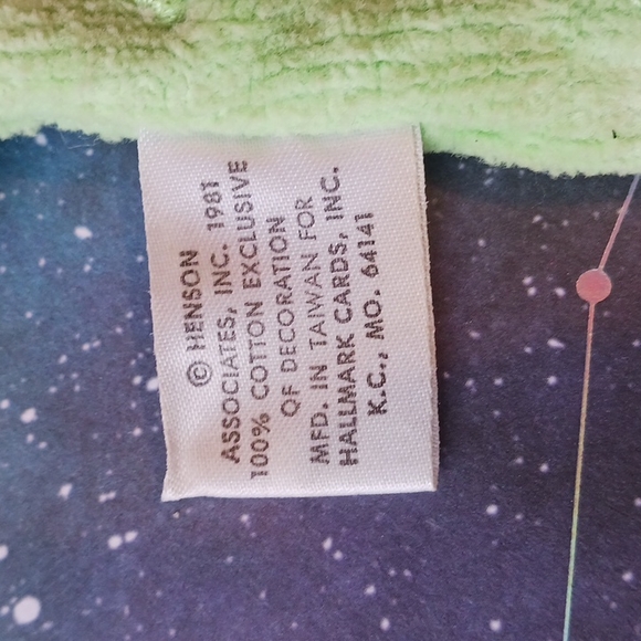 Vintage 1981 Jim Henson Muppets X Hallmark KERMIT THE FROG Bath Mitt - Picture 4 of 6